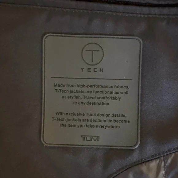 Tumi Tech Men's Blank Performance Jacket - Picture 10 of 10